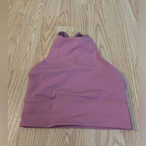 Lululemon crop top. Pink. Size 0.
